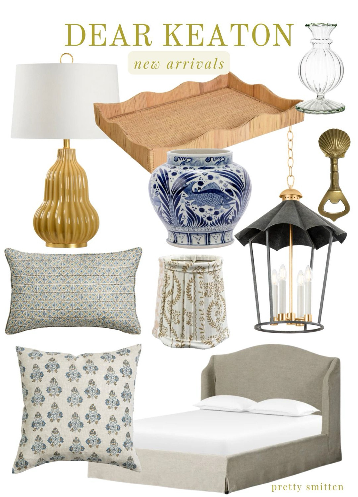 Dear Keaton new arrivals - one of my every favorite online shops for home decor!

#tradtionalhome #interiordesign #southernhome #blockprintpilloes #tablelamp #blueandwhite #upholsteredbed #lantern 

#LTKHome #LTKSeasonal #LTKGiftGuide