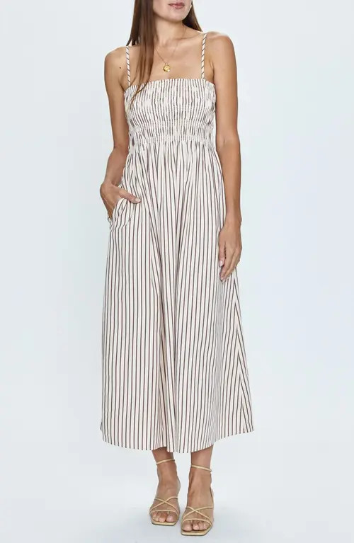 Pistola Bianca Maxi Sundress in Tiramisu Stripe at Nordstrom, Size X-Small | Nordstrom