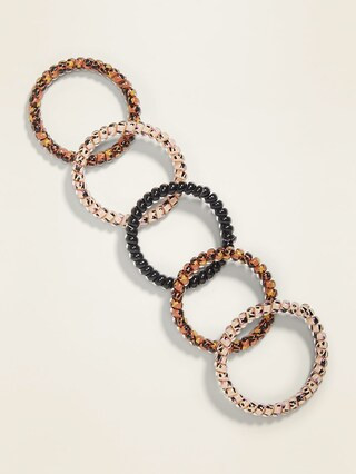 Skinny Spiral Hair Ties 5-Pack for Women | Old Navy (US)