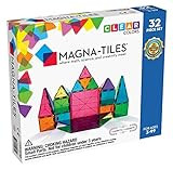 Magna-Tiles 32-Piece Clear Colors Set, The Original Magnetic Building Tiles For Creative Open-Ended  | Amazon (US)