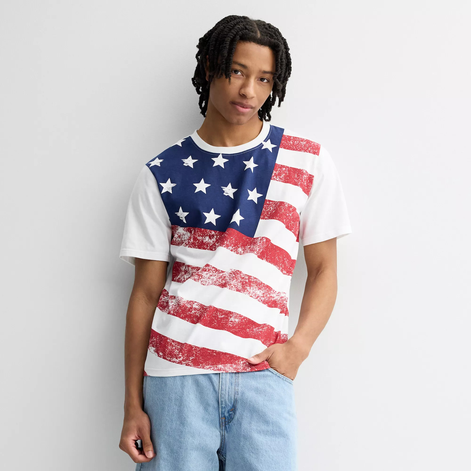 Hollywood Young Men's American Flag Graphic Tee | Kohl's