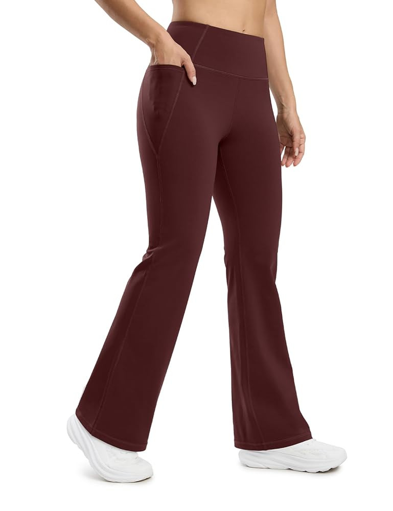 Seamaid Women's Fleece Lined Pants 30" Winter Thermal Flare Leggings Warm Insulated Bootcut Pants... | Amazon (US)
