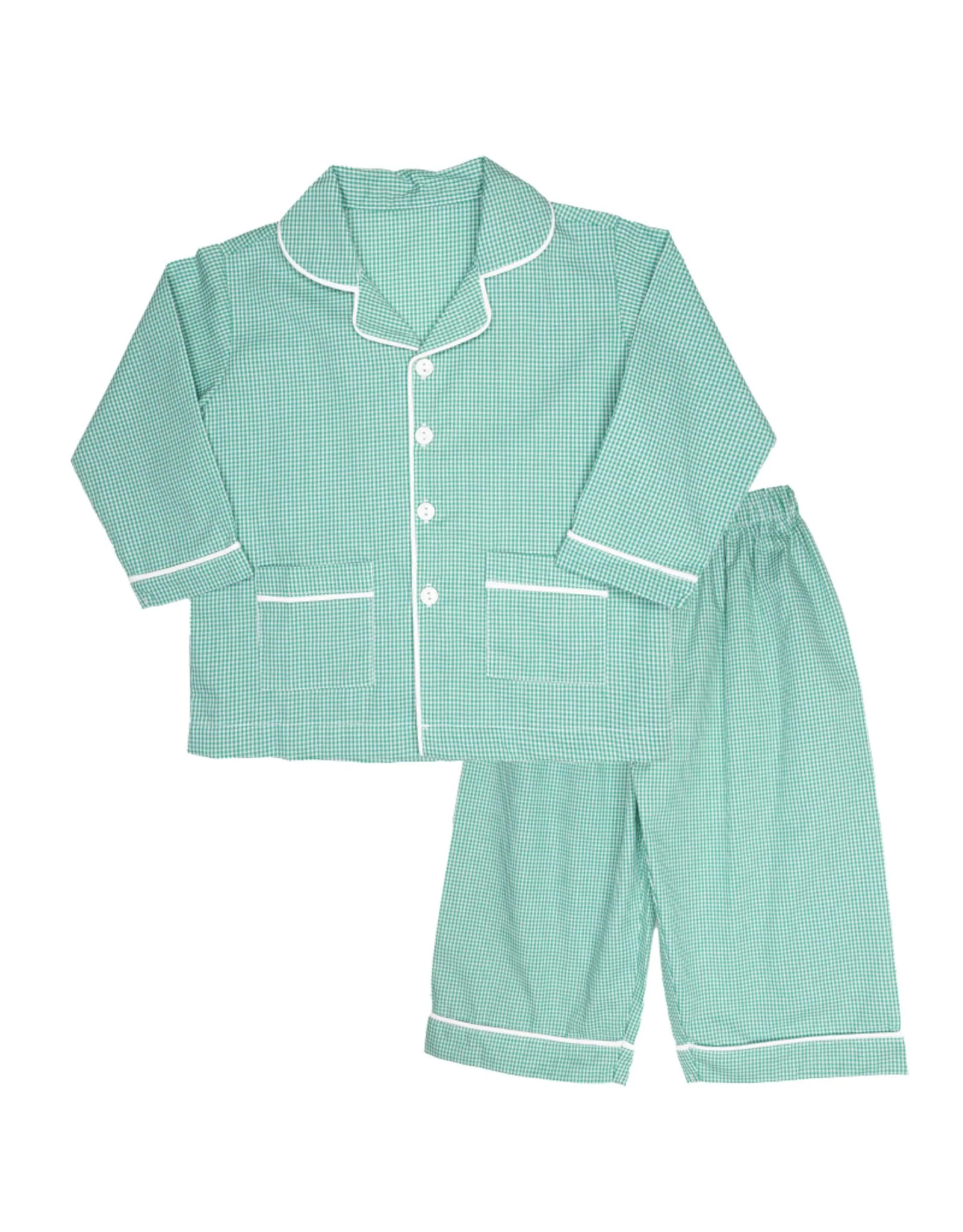 Green Gingham Landry Loungewear | The Horseshoe Crab