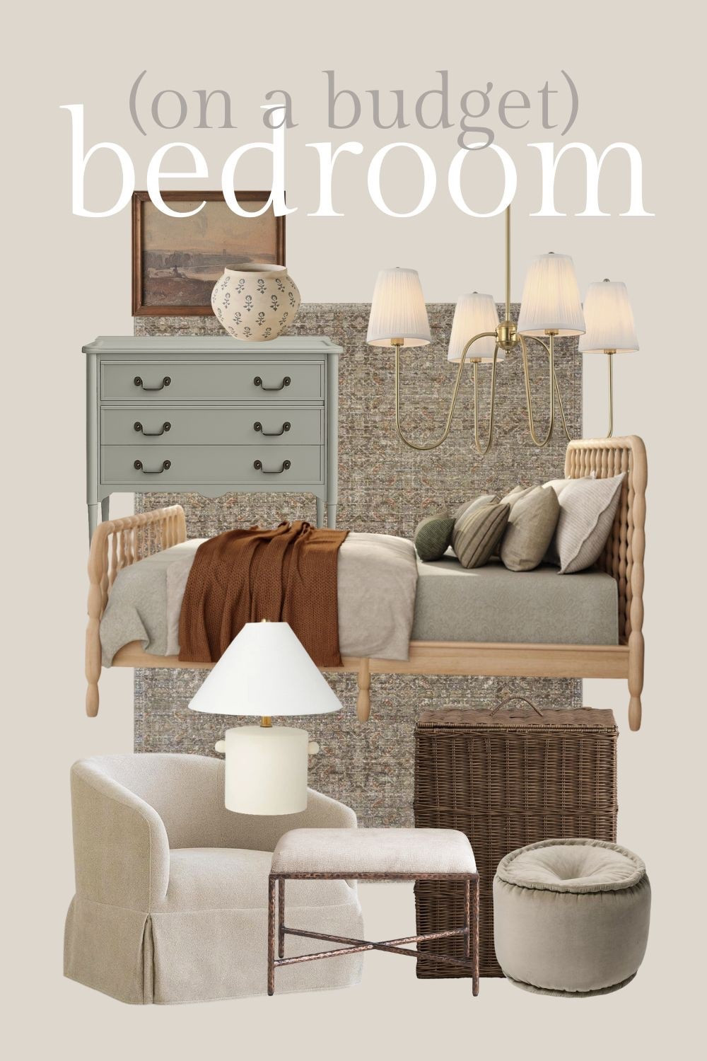 Pretty, neutral, cozy bedroom on a budget. 

#LTKHome #LTKSaleAlert