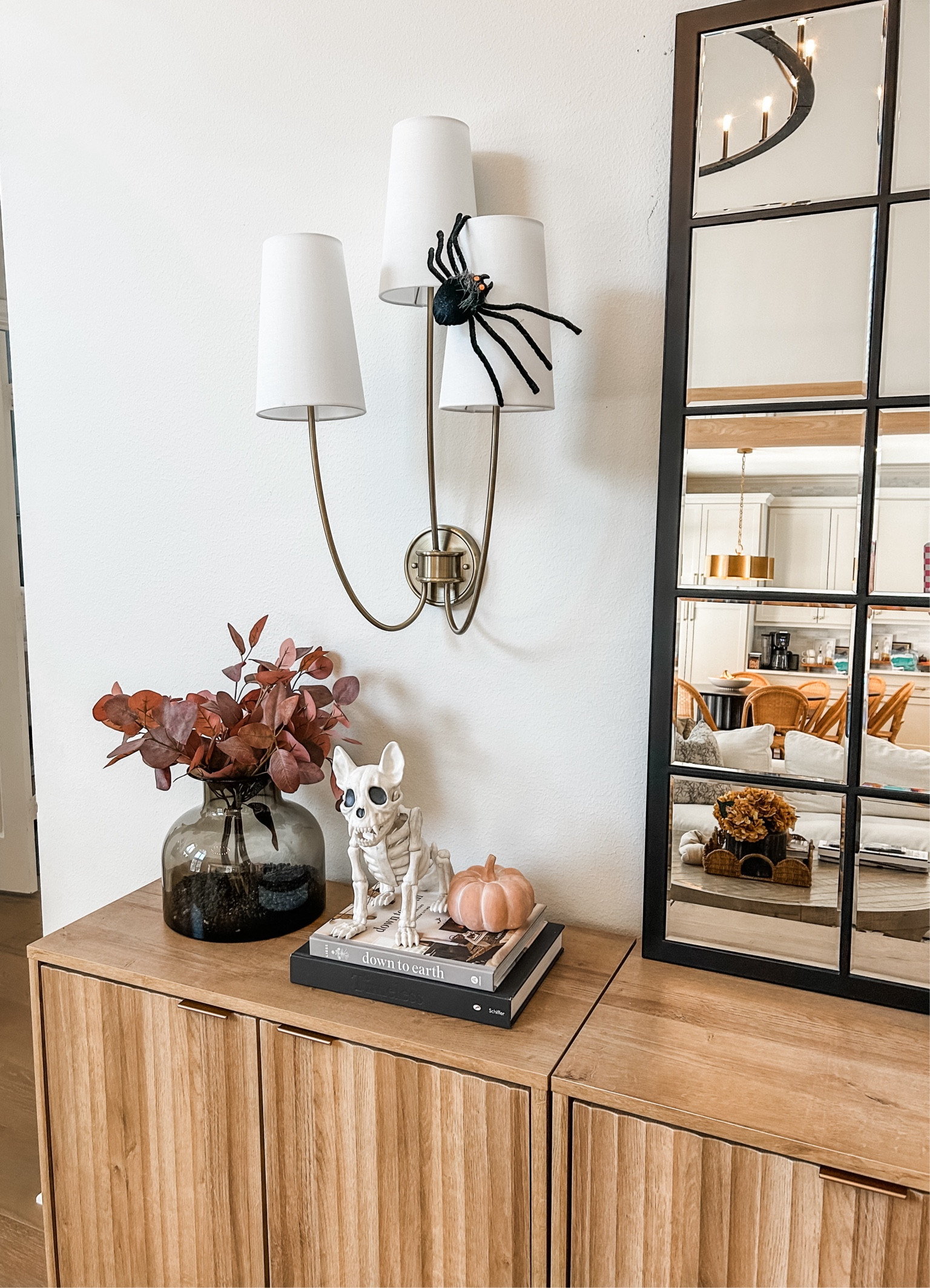 Simple Halloween decor! 
