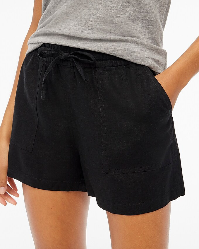 Linen-blend drawstring short | J.Crew Factory