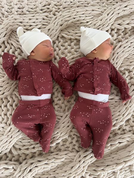 Love these little sets! I think we will use the tops as cardigans too since the snaps are all down the front - this also makes it so much easier to dress them which we loooove! 

#LTKfindsunder50 #LTKbaby