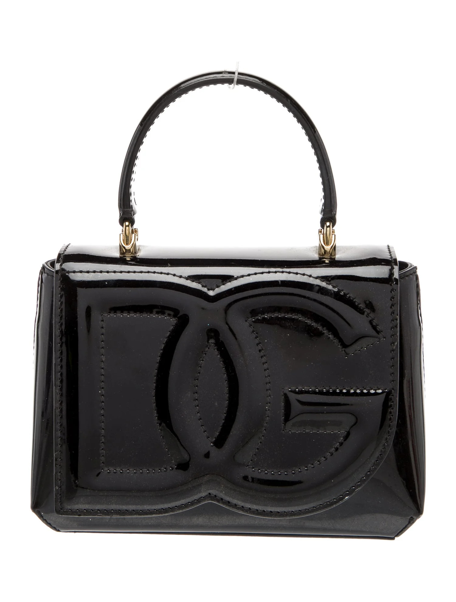 Patent Leather Top Handle Bag | The RealReal
