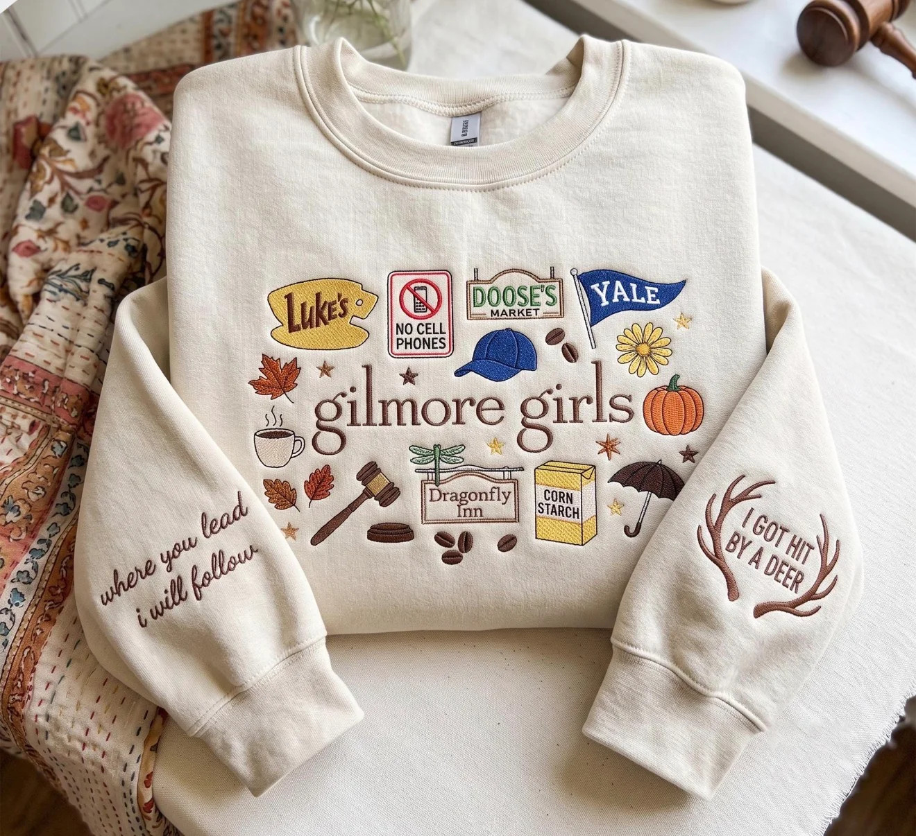 Threaded Cactus Stars Hollow Comfort Crew - Stars Hollow Comfort Crew | Shop.app