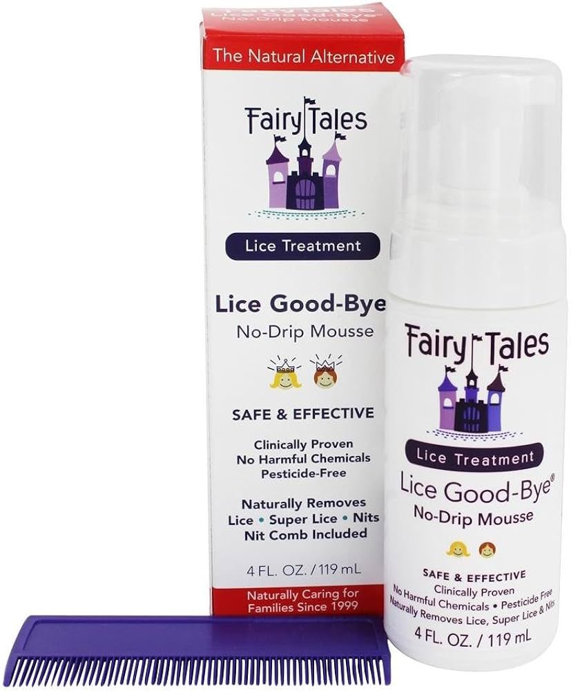 Ft Lice Good Bye Mousse T Size 4z Fairy Tales Lice Good-Bye Treatment 4z | Amazon (US)