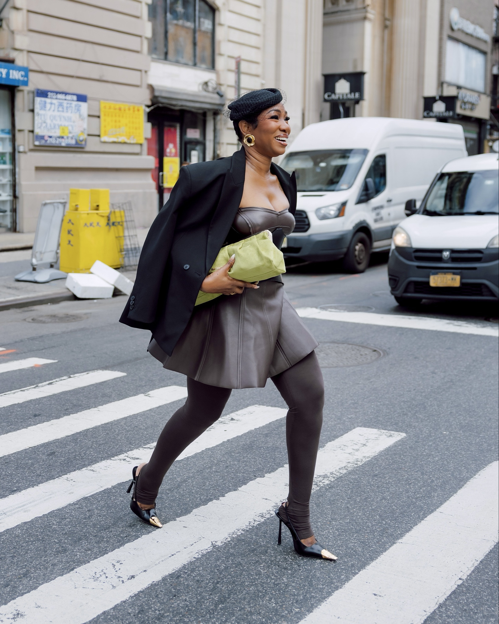 Making my way to see the Norma Kamali SS26 presentation.
Size small dress
Medium leggings
Linking similar blazer 


#LTKNYFW #LTKSeasonal #LTKStyleTip