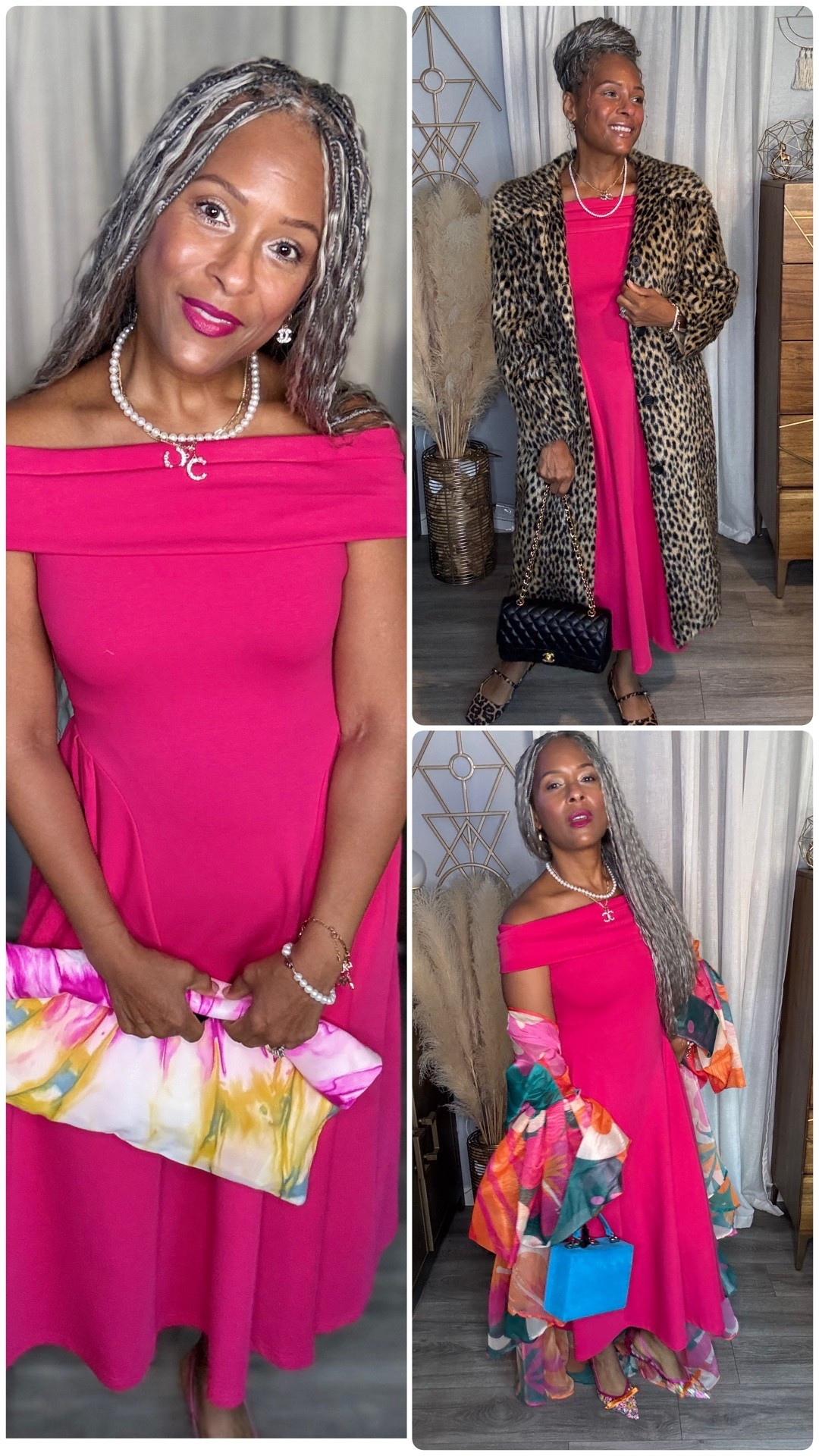 1 dress, three styles for Breast Cancer Awareness  Brunch 