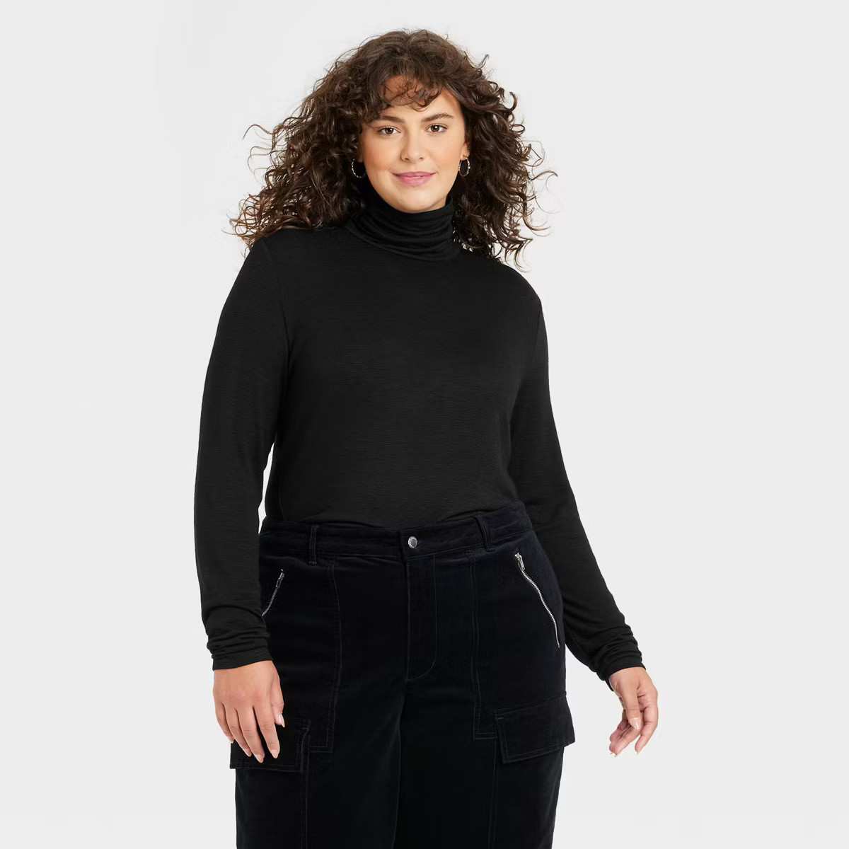 Women's Long Sleeve Mock Turtleneck T-Shirt - Universal Thread™ | Target