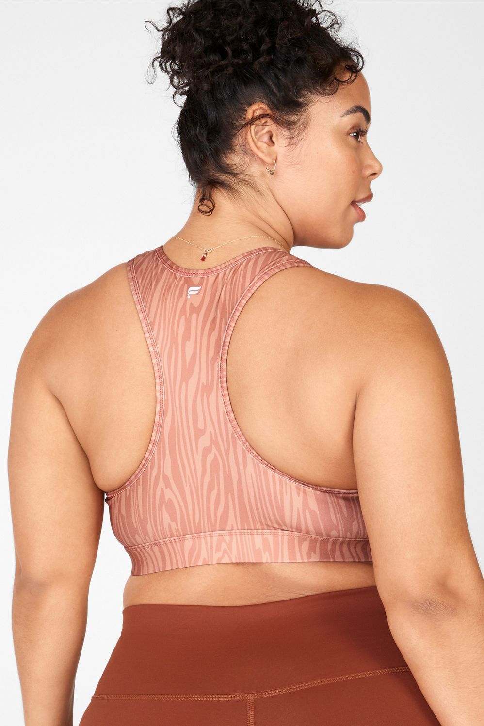 Sage Printed Medium Impact Sports Bra | Fabletics