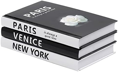 FERAHI Decorative Books for Home Decor, 3 Pcs Coffee Table Books Decor, Faux Books for Decoration... | Amazon (US)