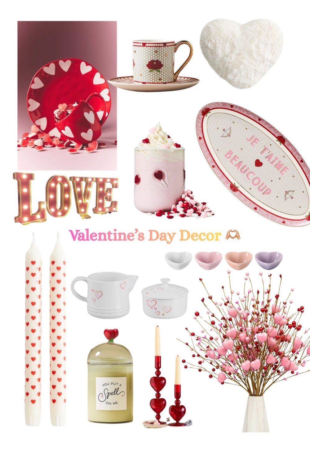 Valentine’s Day decor 💝