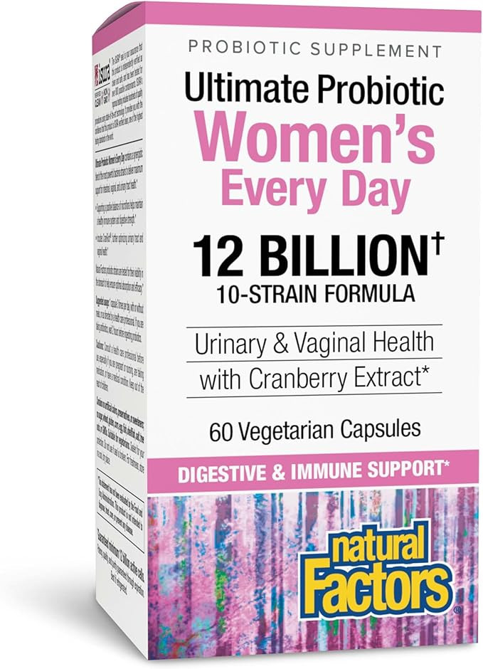 Natural Factors Ultimate Probiotic Women's Every Day - Digestive Health Support Supplement - Prob... | Amazon (US)