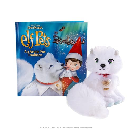 Elf Pets: an Artic Fox Tradition - Huggable Elf Pet Arctic Fox Stuffed Animal - Includes Beautifully Illustrated Hardbound Storybook, Mini Snow Globe Charm and Official Adoption Certificate | Amazon (US)