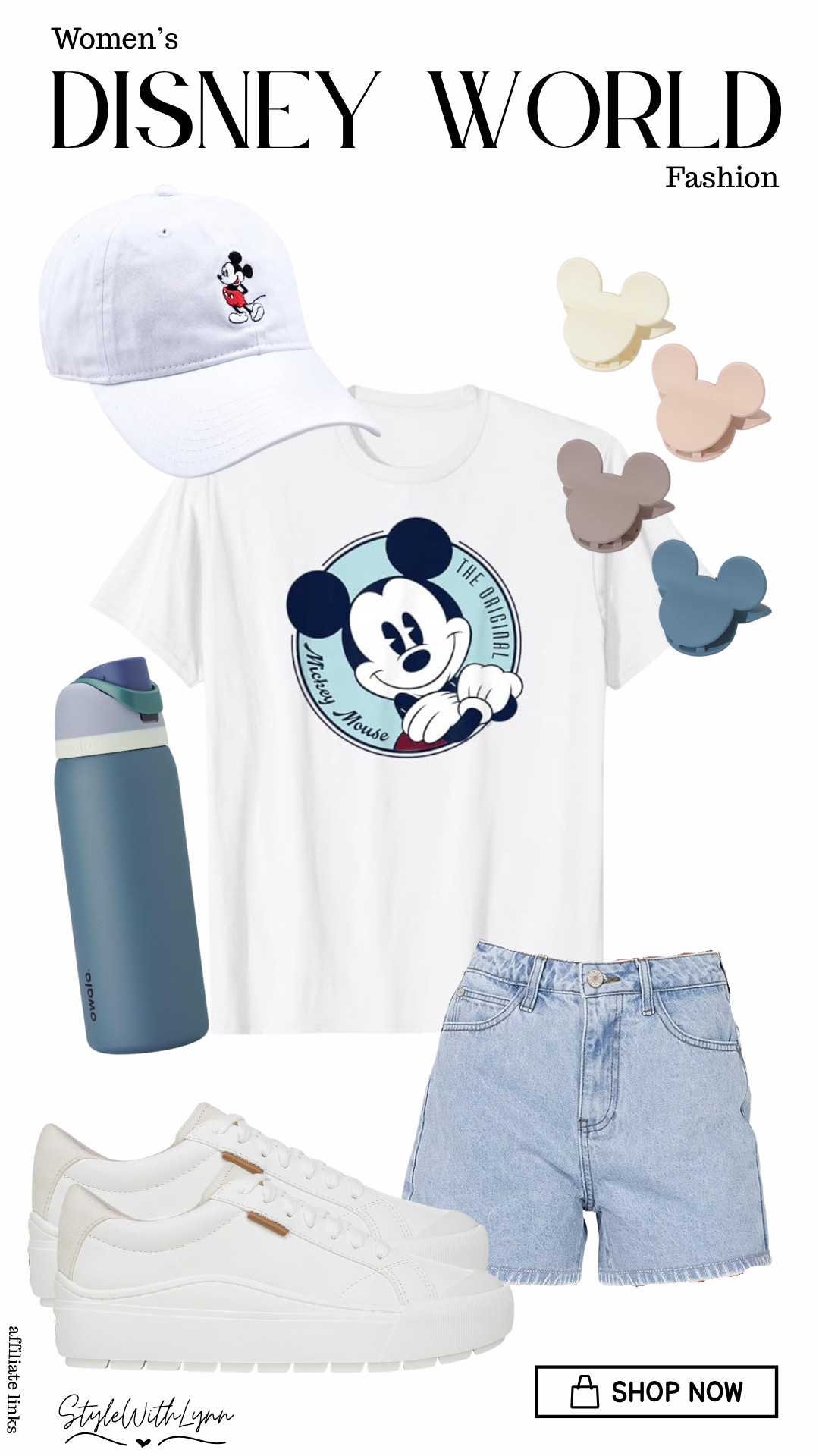 Classic Mickey vibes for the parks. 🤍🐭 
This comfy and cute Disney World outfit is perfect for long park days, character photos, and staying cool in the Florida heat! Loving this neutral Disney aesthetic with denim shorts, comfy white Dr Scholl's sneakers, and the cutest Mickey accessories.
✨ Which park would you wear this to first? 🏰

#DisneyWorldOutfit #DisneyOutfitInspo #DisneyStyle #DisneyFashion #MickeyMouseStyle #DisneyParksStyle #MagicKingdomOutfit #DisneyOOTD #DisneyBound #DisneyAesthetic #DisneyVacationOutfit #DisneyTravelStyle #DisneyInfluencer #WaltDisneyWorld #CuteDisneyOutfit #SummerDisneyStyle #ParkDayOutfit #DisneyStreetStyle #DisneyAccessories #NeutralDisneyStyle 

 #LTKootd #LTKTravel