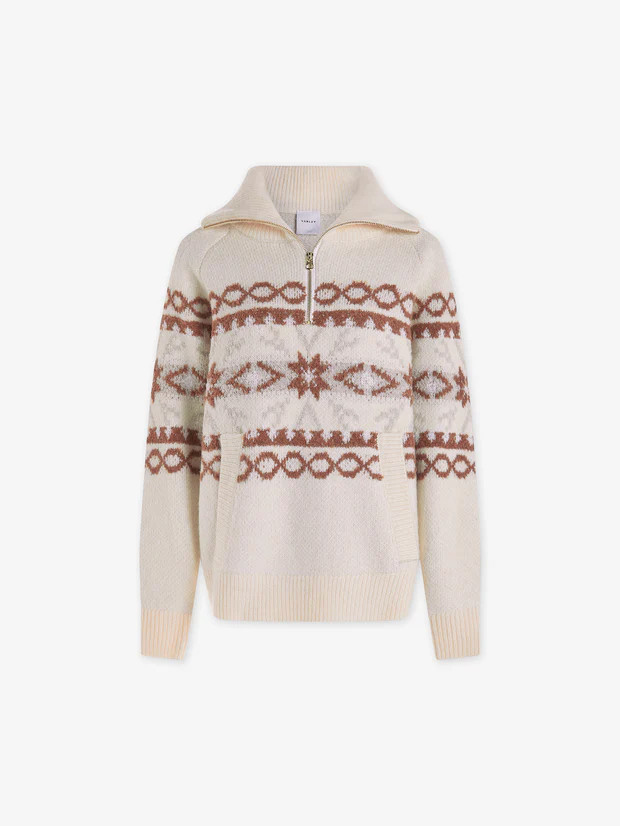 Cai Fairisle Half Zip | Varley US | Varley USA