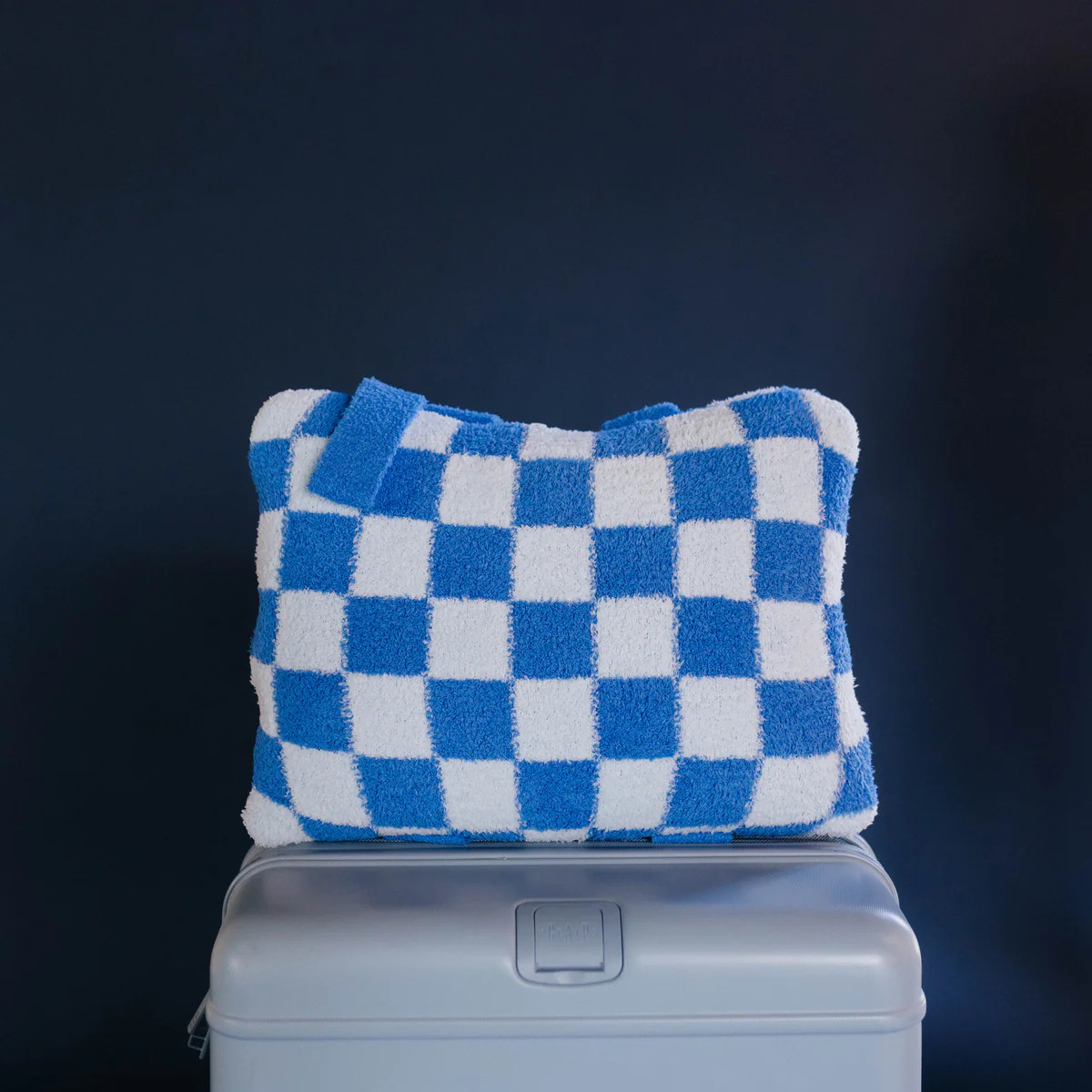 Blue Check Quillow 50x60 | Staykation | Staykation
