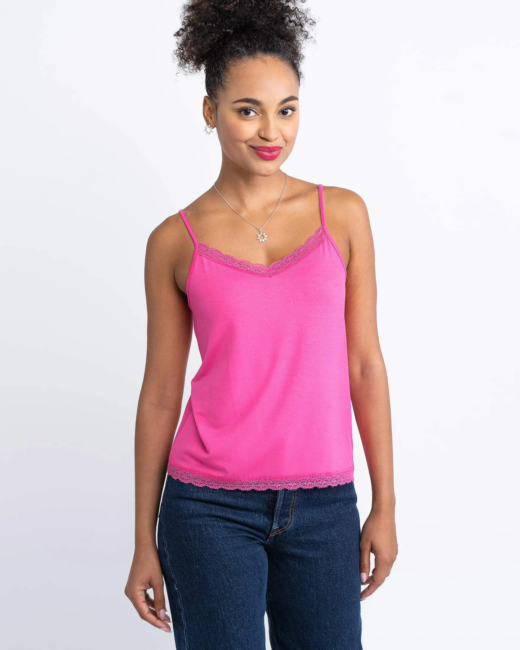 Lace V Neck Camisole | Kettlewell Colours