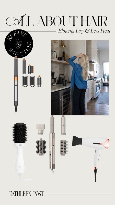All About Hair - Sharing the device I use to blow dry/reduce heat use on my hair,  plus some similar options! #kathleenpost #haircare #blowdryer #airwrap #dyson #shark #T3 #bondiboost

#LTKbeauty #LTKxSephora