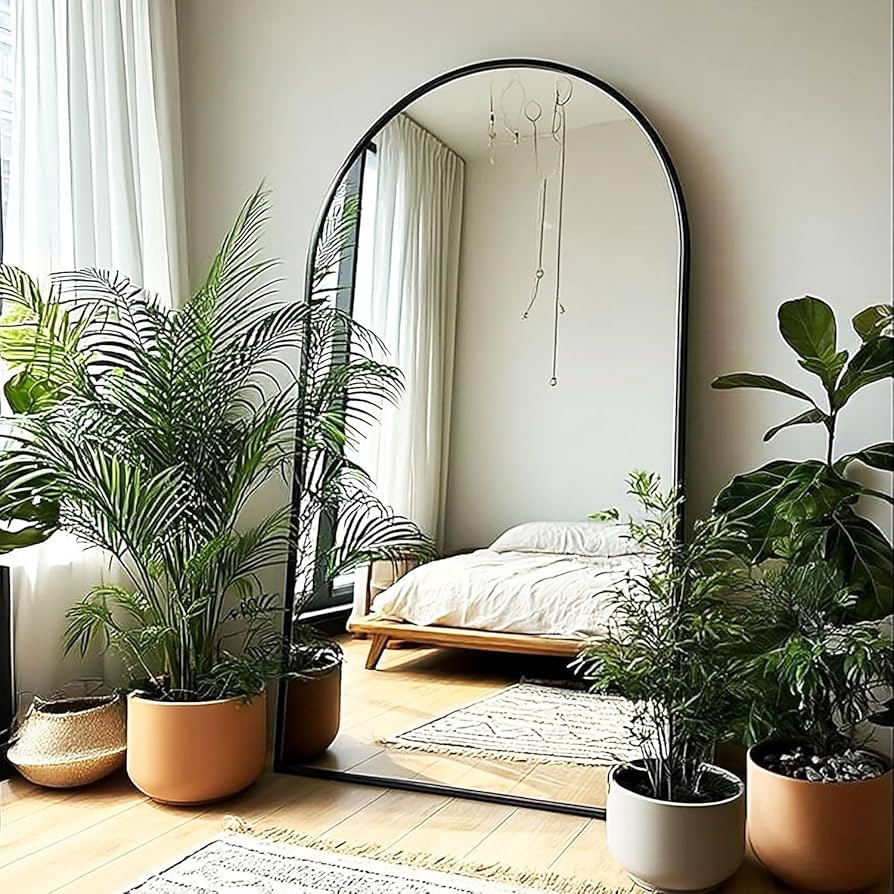 Arch Mirror Full Length,Floor Length Mirror,Arched Floor Mirror,76''x34'' Wall Mirror Full Length... | Amazon (US)