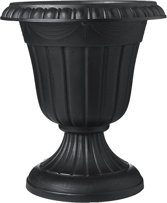 Arcadia Garden Products Small 10x12\u201d Classic Traditional Plastic Urn Planter, Indoor/Outdoor... | Amazon (US)