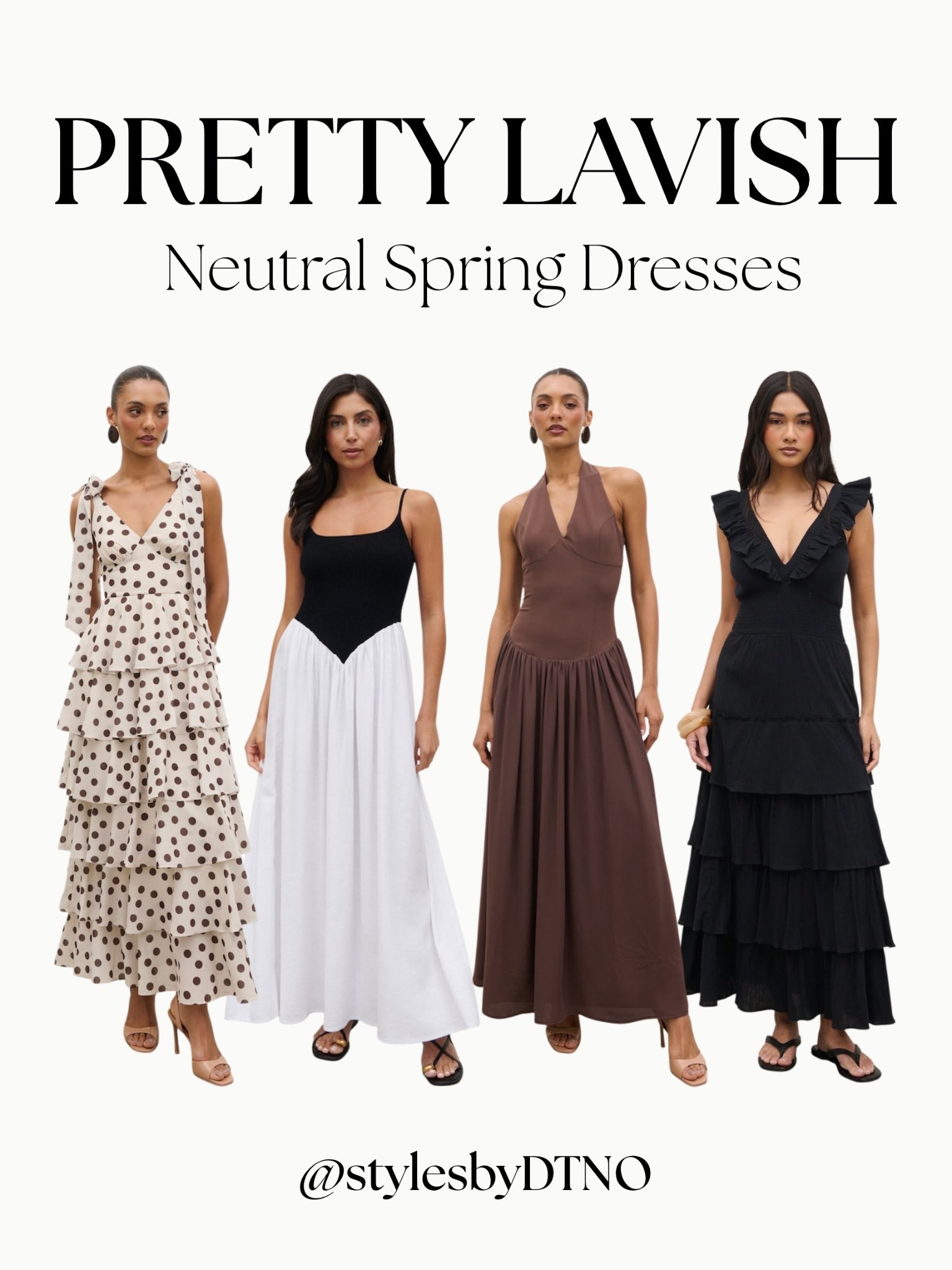 My top picks of chic and neutral toned spring dresses from Pretty Lavish (scroll below for more options)

Tags: New Arrivals, Best Sellers, Spring Fashion, What To Wear, Polka Dot Dress, Stylist Picks, Neutral Fashion, Maxi Dress, Fashion Finds 2026, Outfit Ideas, Sale Alert, Occasion Dress, Back In Stock, Summer Fashion,

#LTKSaleAlert #LTKootd #LTKSeasonal