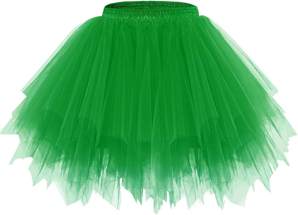 Bridesmay Women's Tutu Skirt 50s Vintage Ballet Bubble Dance Skirts for Cosplay Party | Amazon (US)