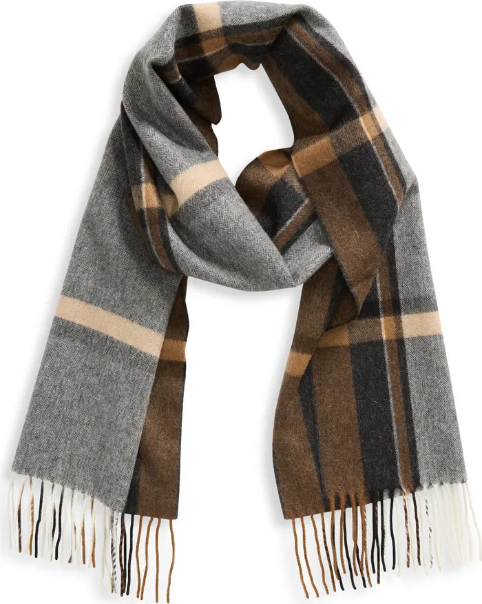 Nordstrom Plaid Cashmere Scarf | Nordstrom | Nordstrom