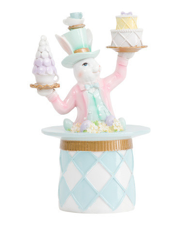 Bunny In Tophat Holding Cakes | Marshalls
