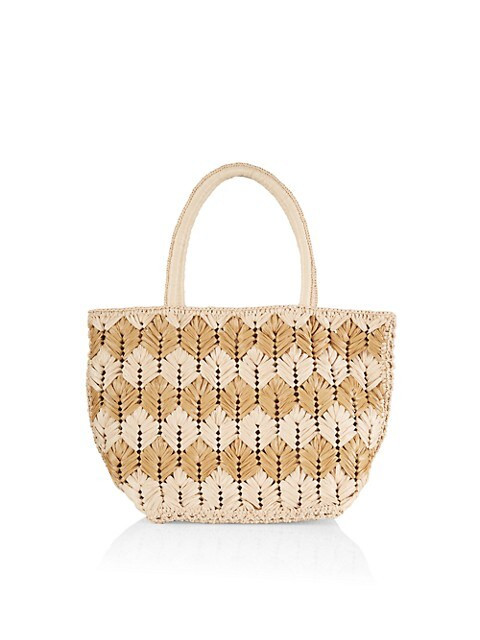 Ali Synthetic Raffia Tote Bag | Saks Fifth Avenue