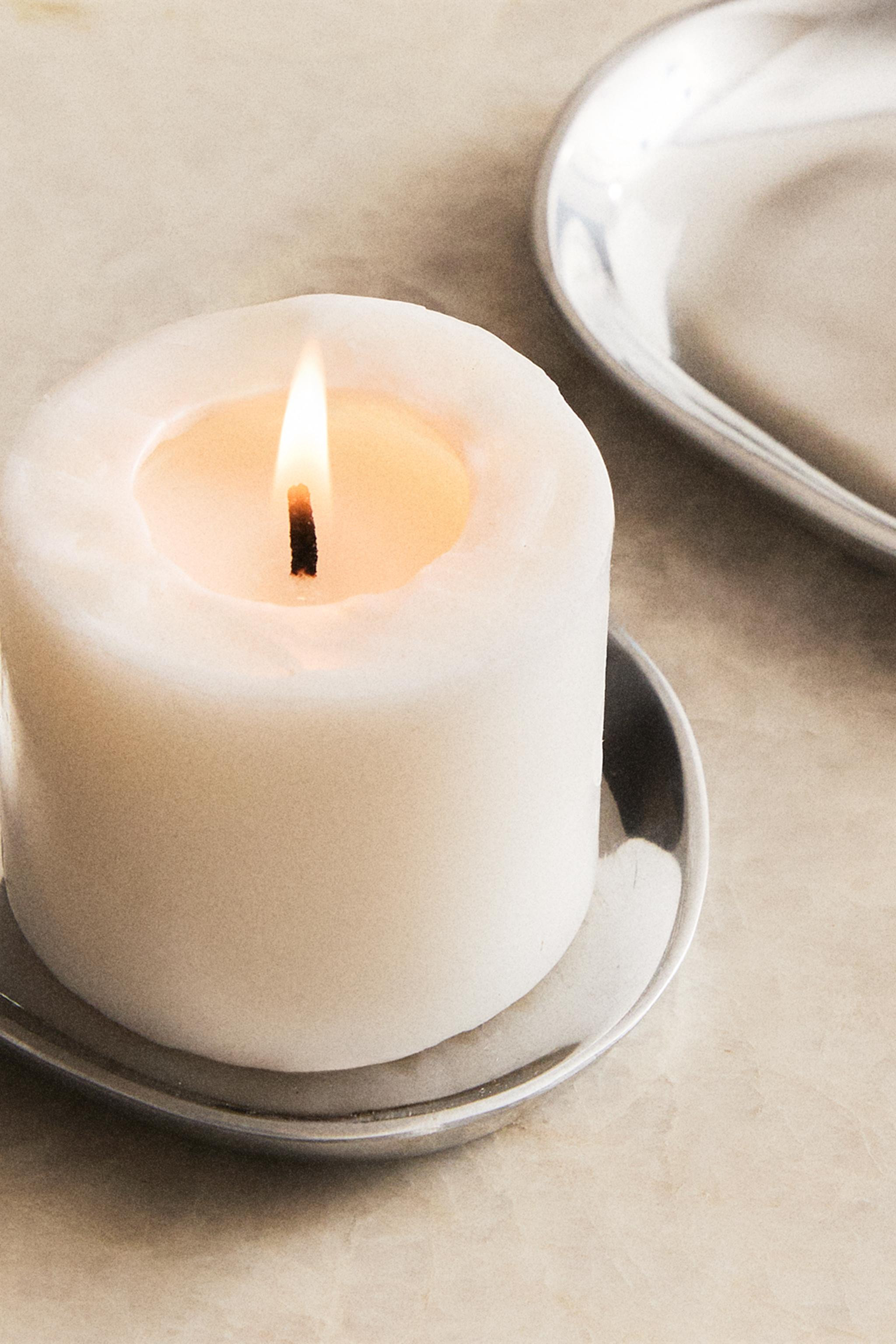 SILVER ALUMINUM TEALIGHT HOLDER | Zara US