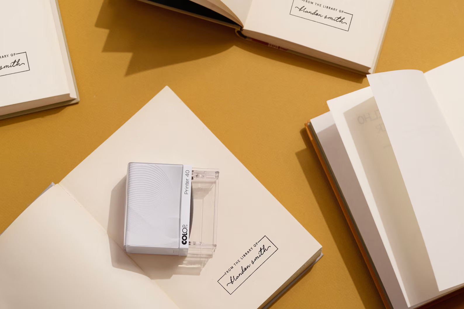 Personalized Book Stamp Book Embosser Stamp Custom Book Stamp Bookplate Stamp From the Library of... | Etsy (US)