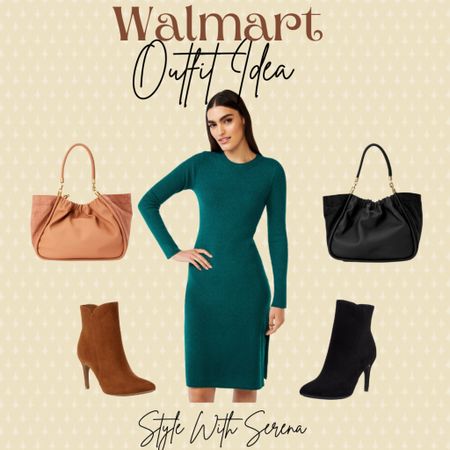 Walmart outfit idea!
Sweater dress
Fall boots
Ankle boots
Tote bag
Affordable fashion
Fashion over 40
Fashion over 50
Fall outfit
Winter outfit

#LTKstyletip #LTKSeasonal #LTKunder50