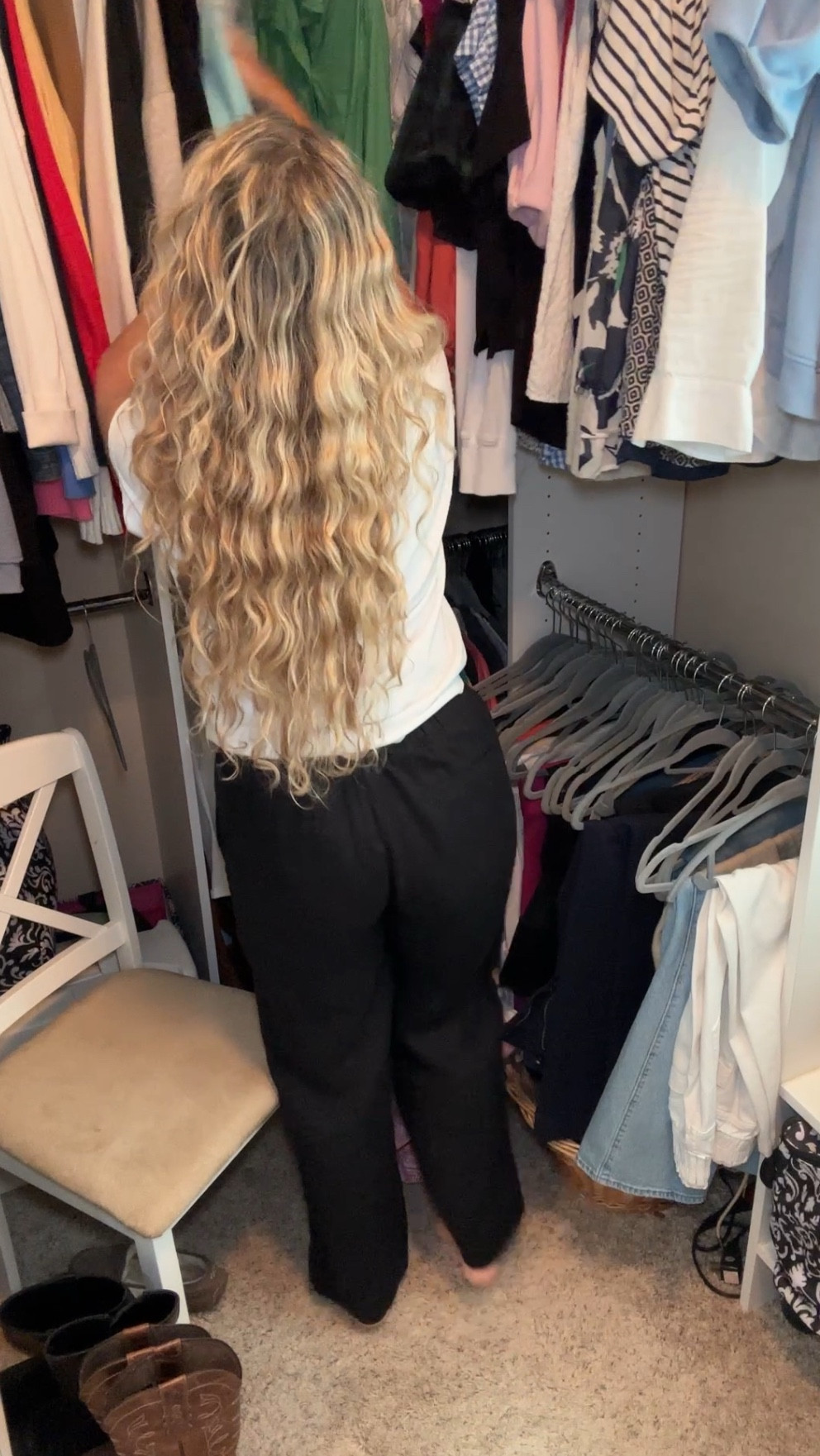 I know I’m not alone here with this closet dressing room routine! Loving the easy lightweight versatility of these full length linen pants from Quince. Each of these tops are from Loft, and are currently on sale (or very similar styles are).  I recently retired unexpectedly and am in the process of going through my closet and deciding what to keep, donate, and what needs updating.  All of these are regular rotations and that means they stay! 

#LTKSaleAlert #LTKOver40 #LTKMidsize