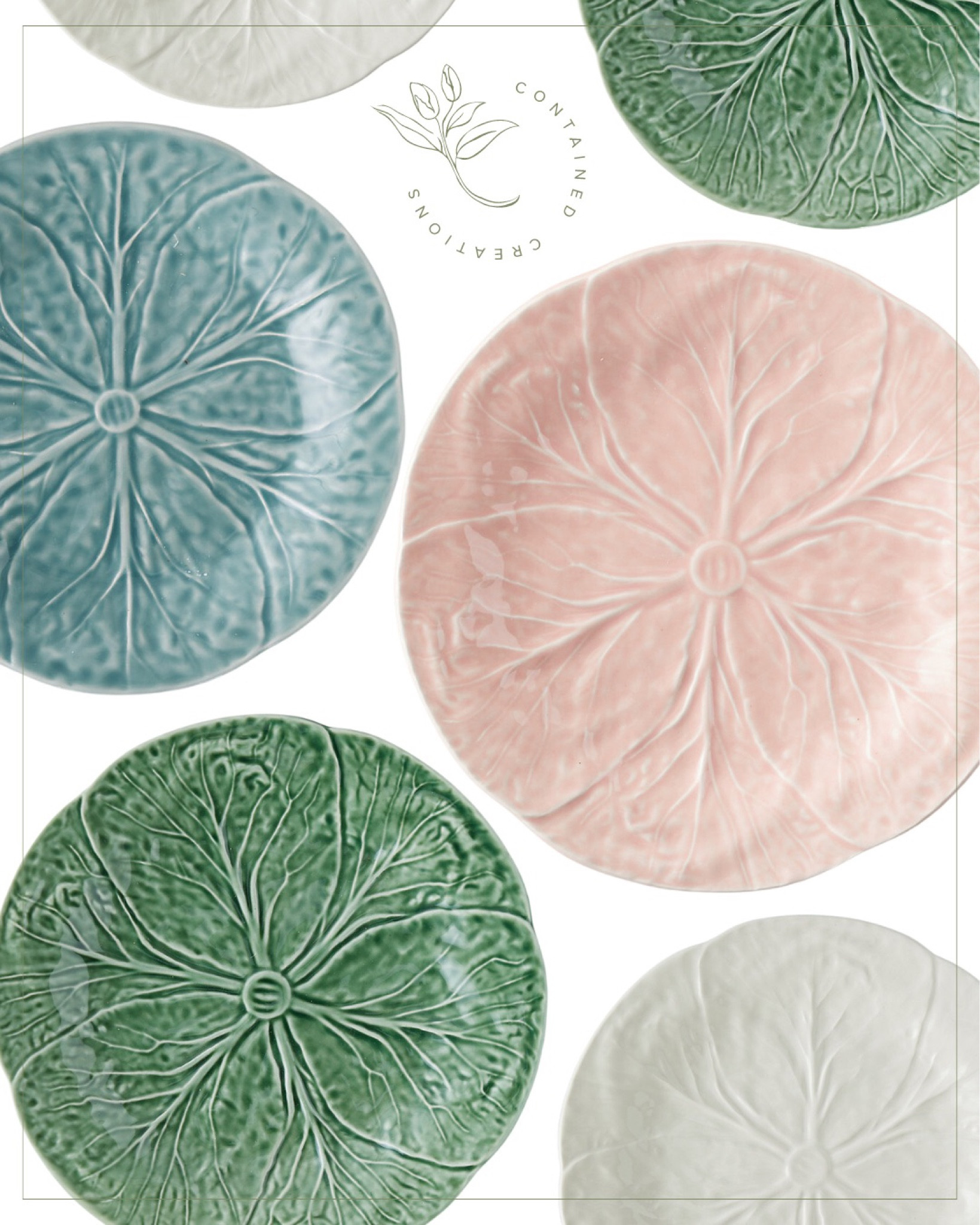 Cabbage plates bring a bit of foliage to your table setting!

#LTKFind #LTKhome #LTKstyletip