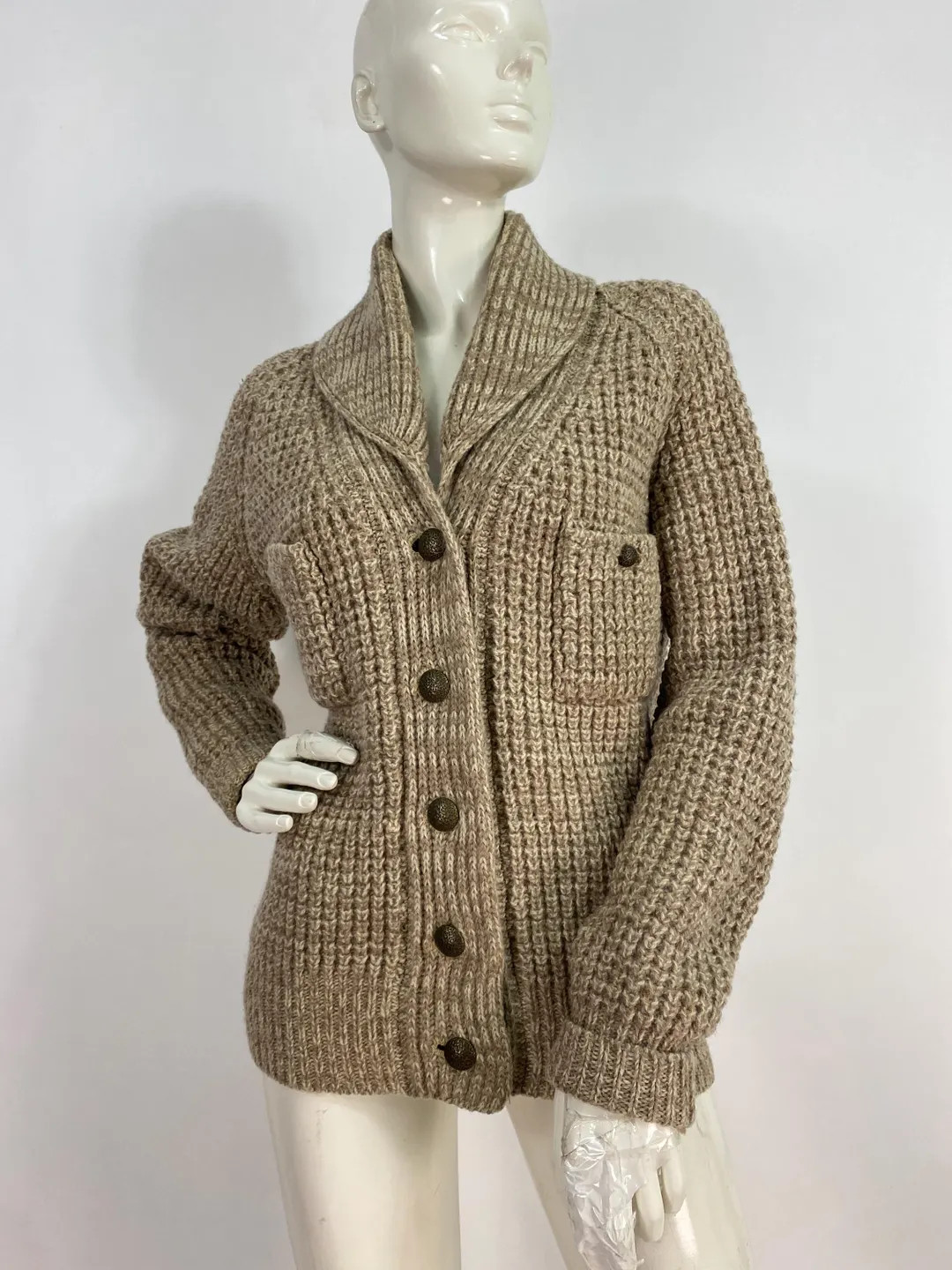 Nino Cerruti Wool Cardigan, Vintage Wool Sweater - Etsy | Etsy (US)