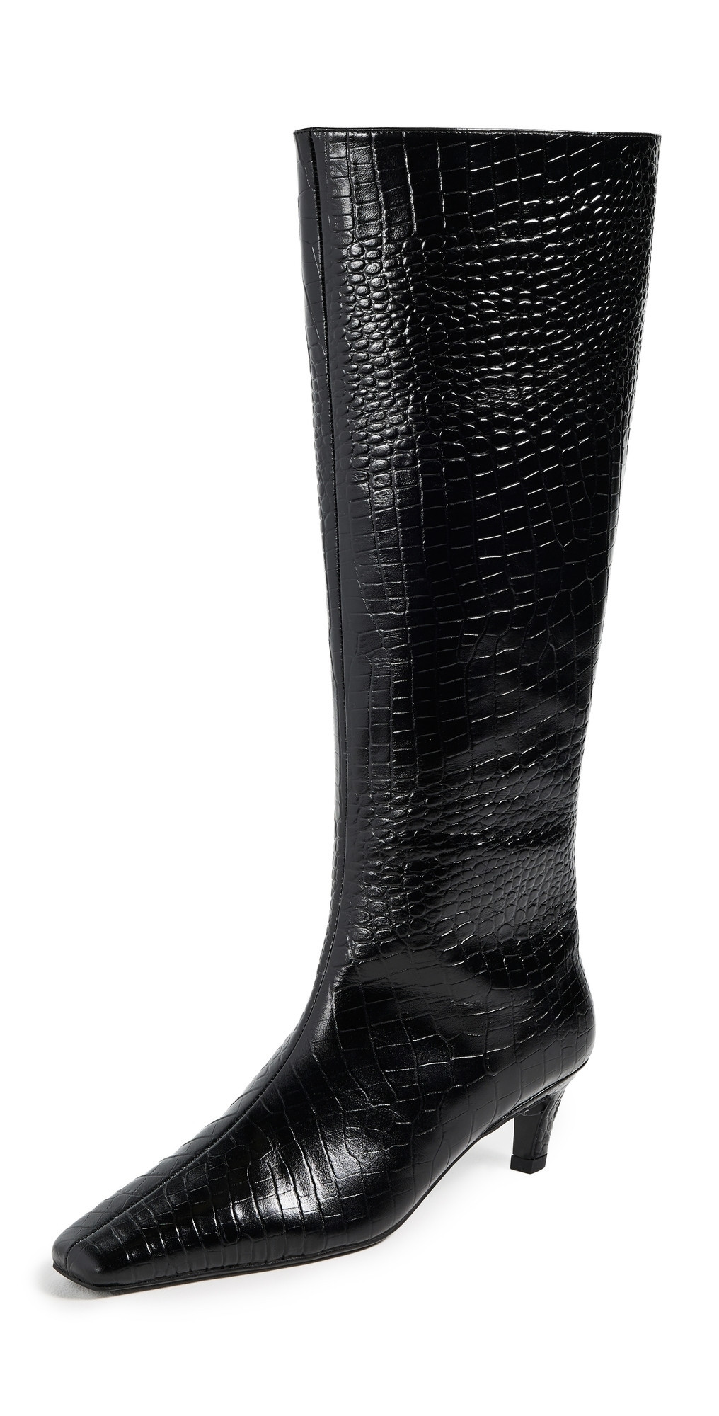 Tony Bianco Evysa Boots Black Croc 9.5 | Shopbop
