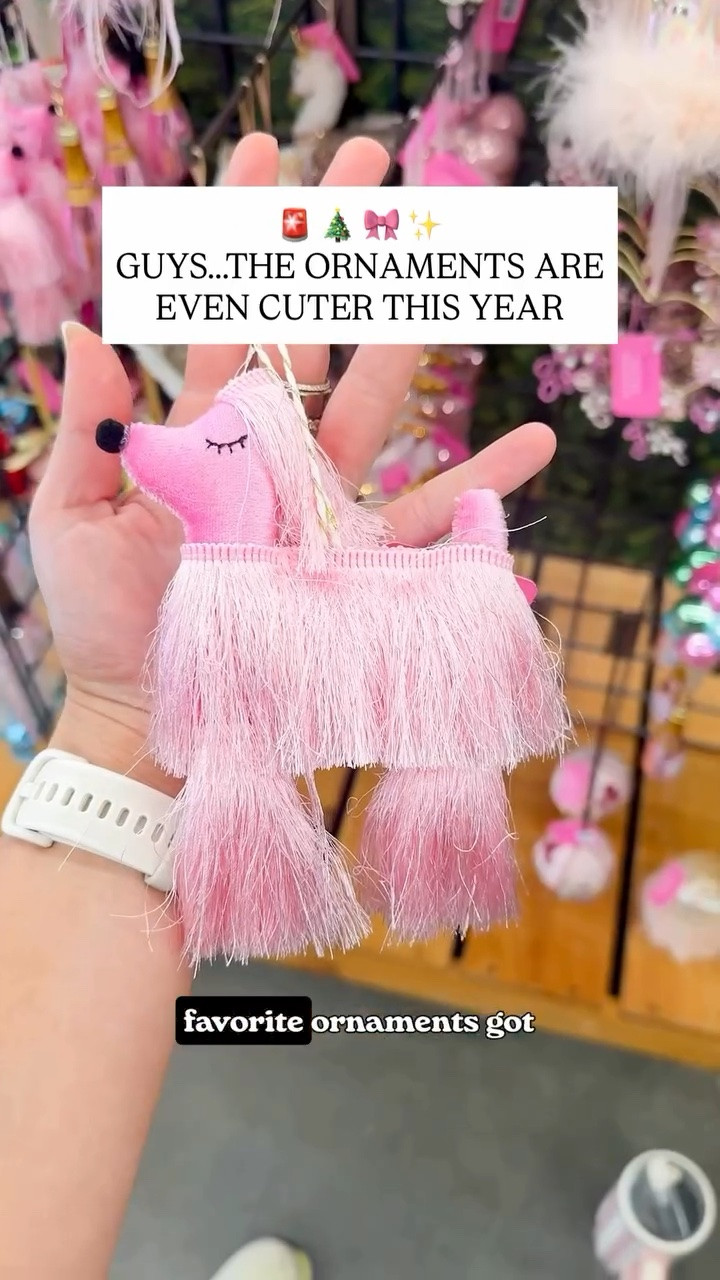 I know it’s early but TRUST ME…

This is by NO MEANS my official transition to Christmas content. I’m still very much basking in the Halloween spirit 

HOWEVER…

I’ve already purchased multiple of these for reasons having absolutely nothing to do with Christmas 🤭

They’re so cute to collect for your tree, give as gifts, OR use as gift garnishes to ✨zhuzh up✨your wrapping (holiday or not!)

And fair warning… the good ones go QUICK. Every year there are a few I end up needing for a gift and am devastated they’re sold out of

*Comment TREE and I’ll send you the links to my favorites + the 10% coupon I found 💌
•
•
•
#christmasornaments #giftwrappingideas #giftideas #christmasfinds #pinkmas Christmas ornaments 2026, unique Christmas ornaments, Christmas tree decorations, gift garnishes, unique gift ideas, Christmas finds 2026
