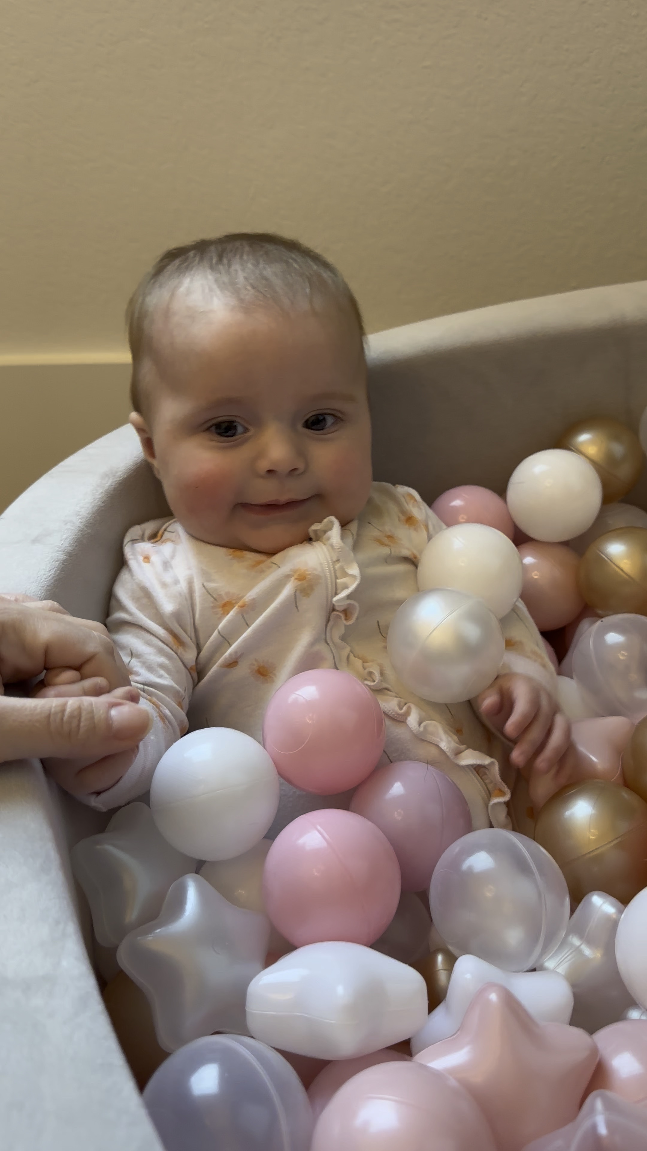 Baby ball pit! 4 months and she loves it already. She was kicking and flinging her arms. 

#LTKGiftGuide #LTKBaby #LTKWatchNow