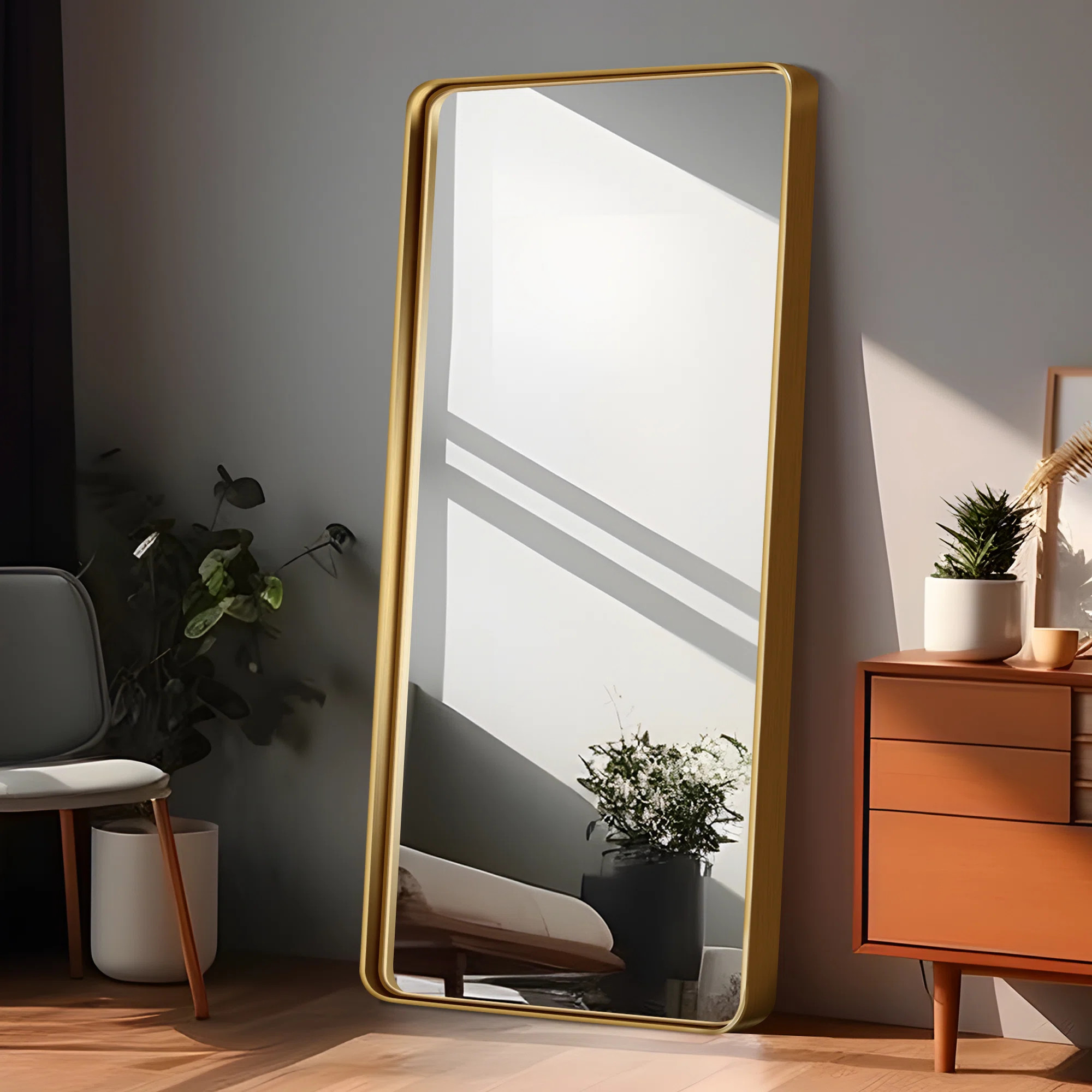 Anduena Metal Rectangle Mirror | Wayfair North America