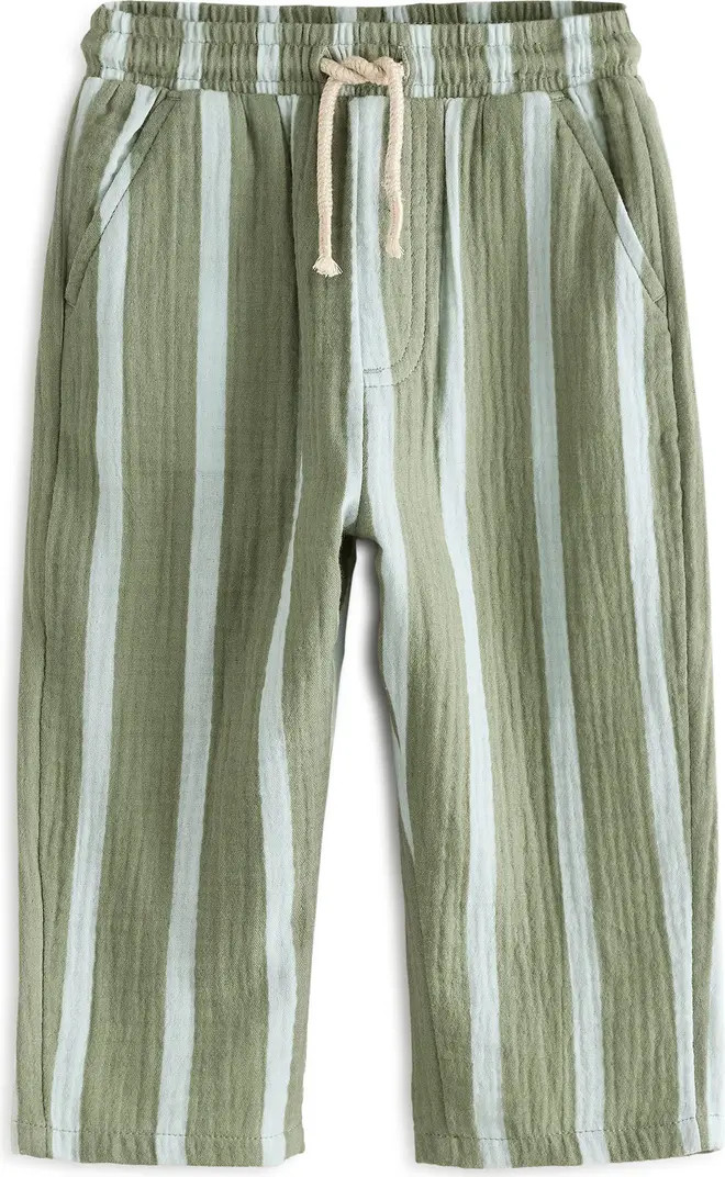 NEXT Kids' Stripe Cotton Drawstring Pants | Nordstrom | Nordstrom