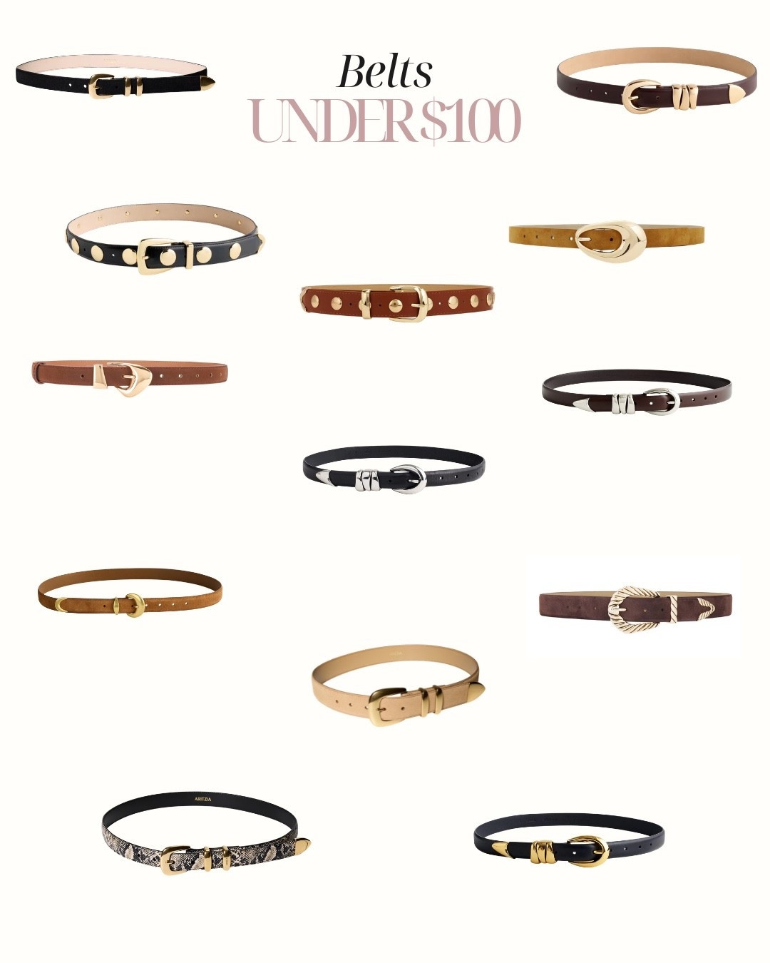 Everyday belts under $100 

#LTKootd