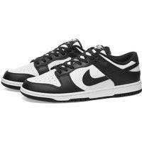 Nike Men's Dunk Low Retro Sneakers in White/Black/White, Size UK 6 | END. Clothing | End Clothing (US & RoW)