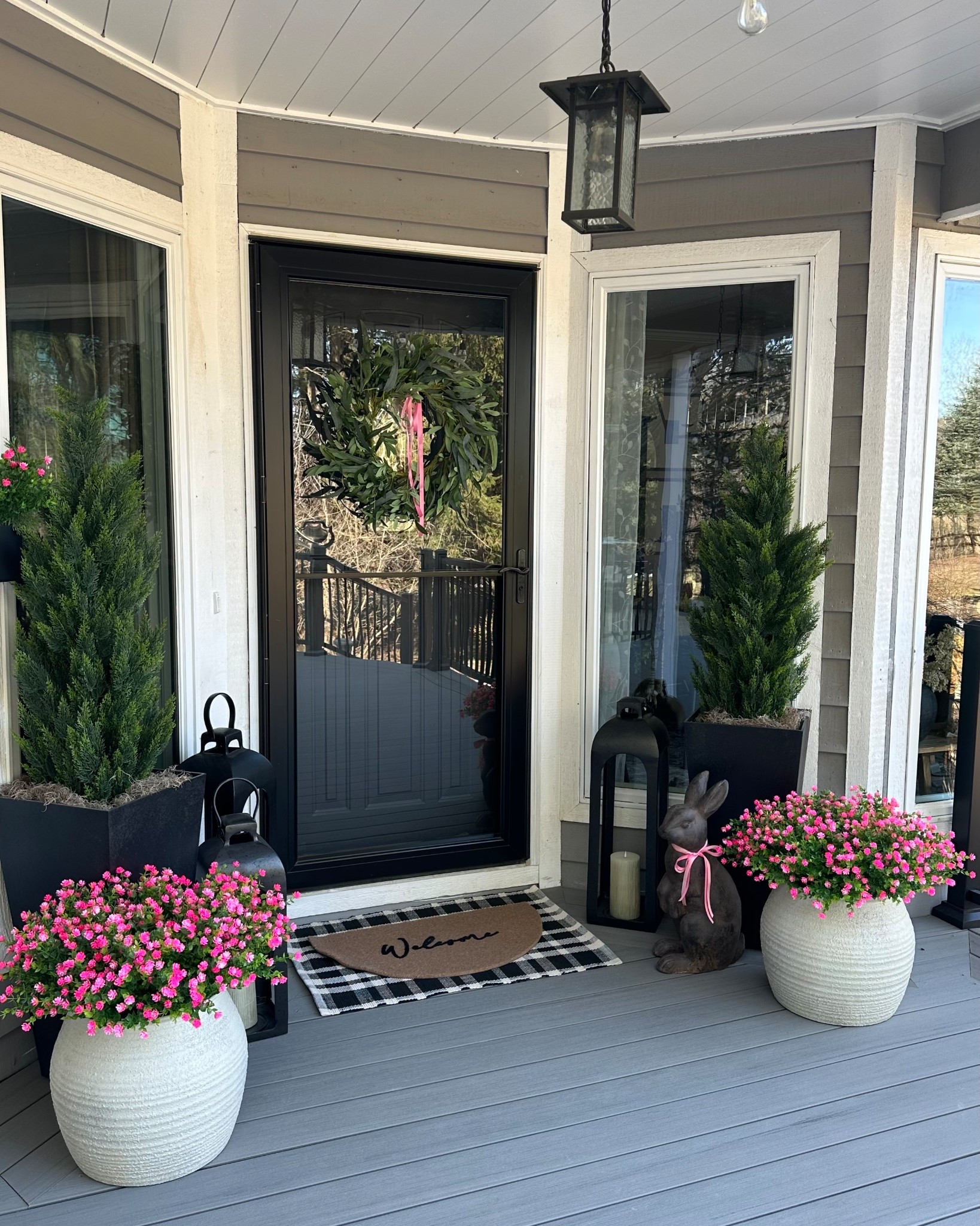 Amazon Faux Floral Porch Pots. Follow @farmtotablecreations on Instagram for more inspiration.

I found these adorable faux flowers on Amazon and knew they would make the perfect pot fillers for my spring porch refresh.

These plastic, UV resistant flowers come 10 bundles per box and I used 3 boxes and as you can see, they are very full. I recommend adjusting accordingly to the size of your container. The containers I used have a 16” top opening.

Amazon | Amazon Home | spring porch | porch refresh | outdoor space | outdoor decor | faux trees | self watering planters | front door inspiration | patio decor | patio design | outdoor entertaining | Target home finds | Amazon finds | neutral home | Faux plants | 


#LTKSeasonal #LTKSaleAlert #LTKHome