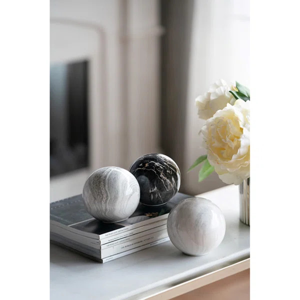 3 Pieces Ball Sculpture Set (Set of 3) | Wayfair North America