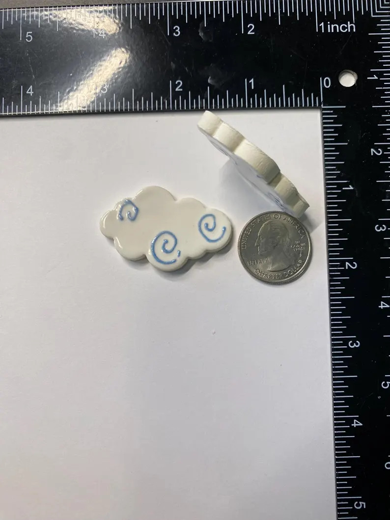 2 Ceramic Clouds - Etsy | Etsy (US)